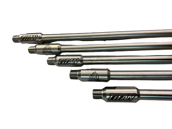 Dig Pig Titan LW aluminum lances, no color non-anodized