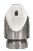 1" KEG Quattro Nozzle With Forward Jets (100058-C)