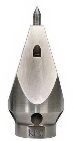 1" KEG Rambo Nozzle With Forward Jets And Drill Point (100063-C)