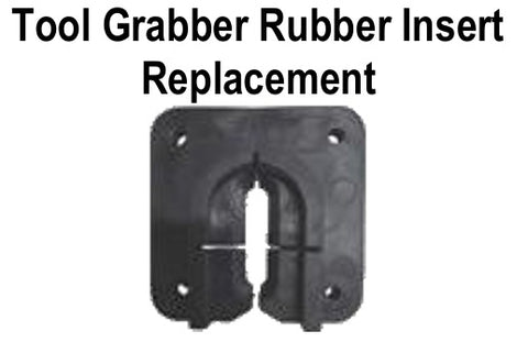 Tool Grabber Rubber Insert Replacement - Patented Never-Come-Loose Holder (109-388)