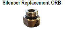 Silencer Replacement ORB Fitting - 1/2" MNPT (173-915)