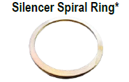 Silencer Spiral Ring - Stainless Steel Cover Retention Ring (190-320)