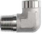 90 Degree Elbow SS 3/8" MNPT x 3/8" FNPT (192-014)