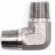 90 Degree Elbow SS 1/2" MNPT x 1/2" MNPT (194-085)