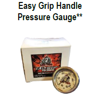 Easy Grip Handle Pressure Gauge - 5000 PSI Inline Pressure Monitor (198-013)