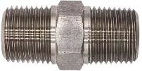 Hex Nipple SS 1/2" MNPT x 1/2" MNPT (198-675)