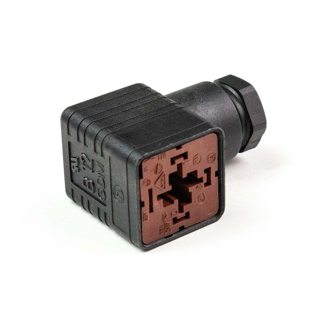 Female Connector, 4 Position, Labrie part ELC05205, view 2