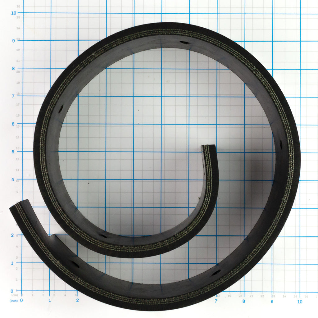 Crusher Panel Deflector, Rubber, Labrie part 73065, view 2