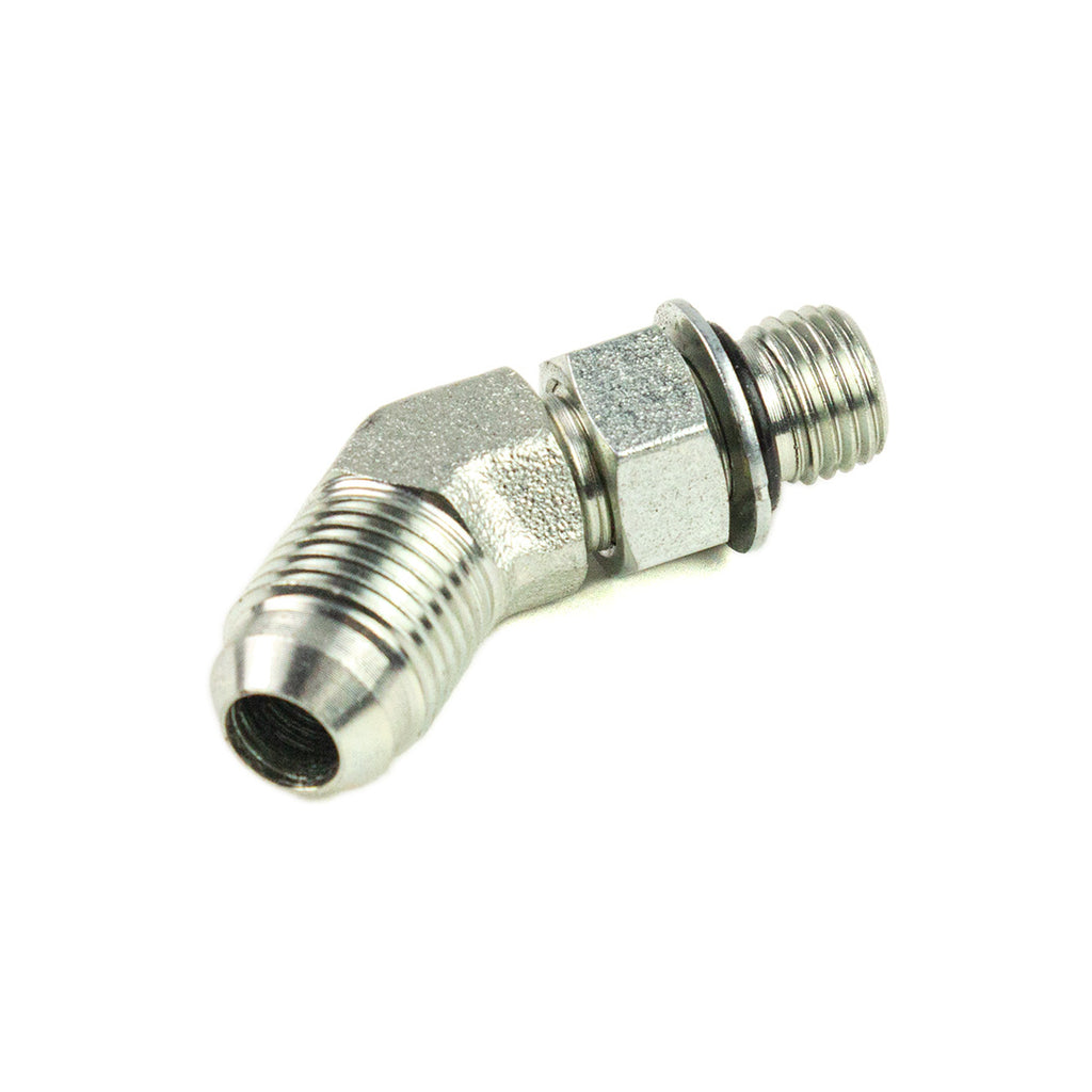 Elbow, 45 Degree, 04SAEMBO x 06 JICM, Labrie part HYF05121, view 2