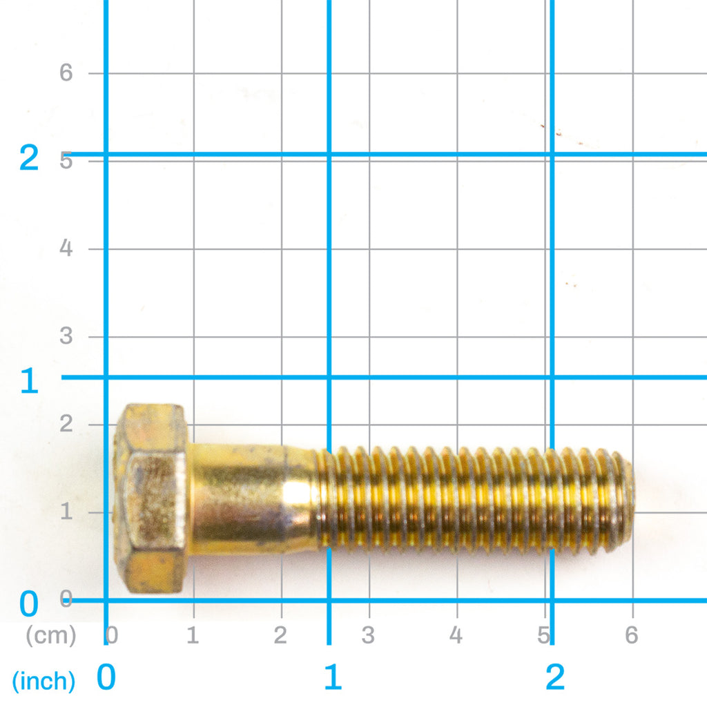 Capscrew, 0.500" NC x 2.00", Labrie part QUB06250, view 2