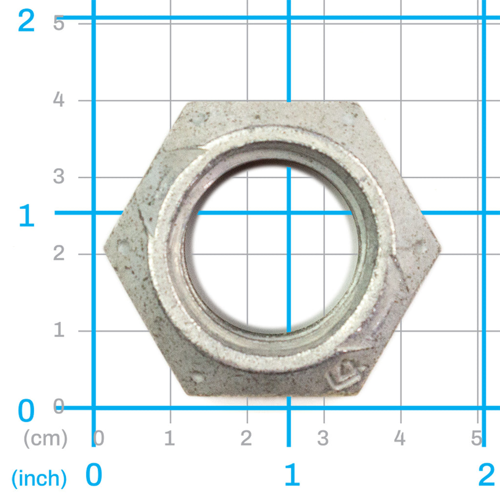 Lock Nut, 1.000" NC, Labrie part QUE02475, view 2