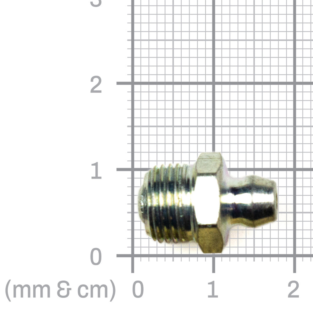 1/8"-27 NPT Straight Grease Fitting, Labrie part QUG00200, view 2