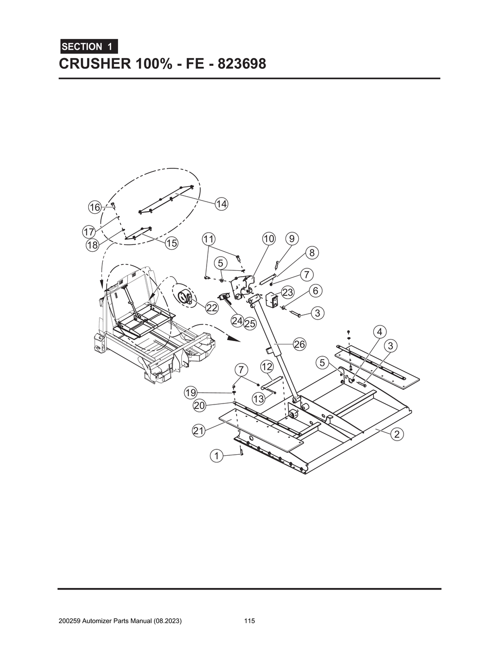 Automizer - PG 115 - Section 1 - CRUSHER 100% - FE - 823698 