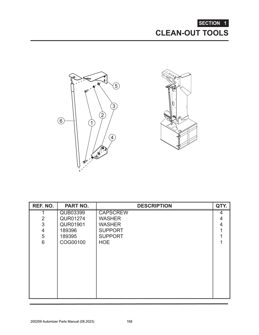 Automizer - PG 168 - Section 1 -  CLEAN-OUT TOOLS 168 