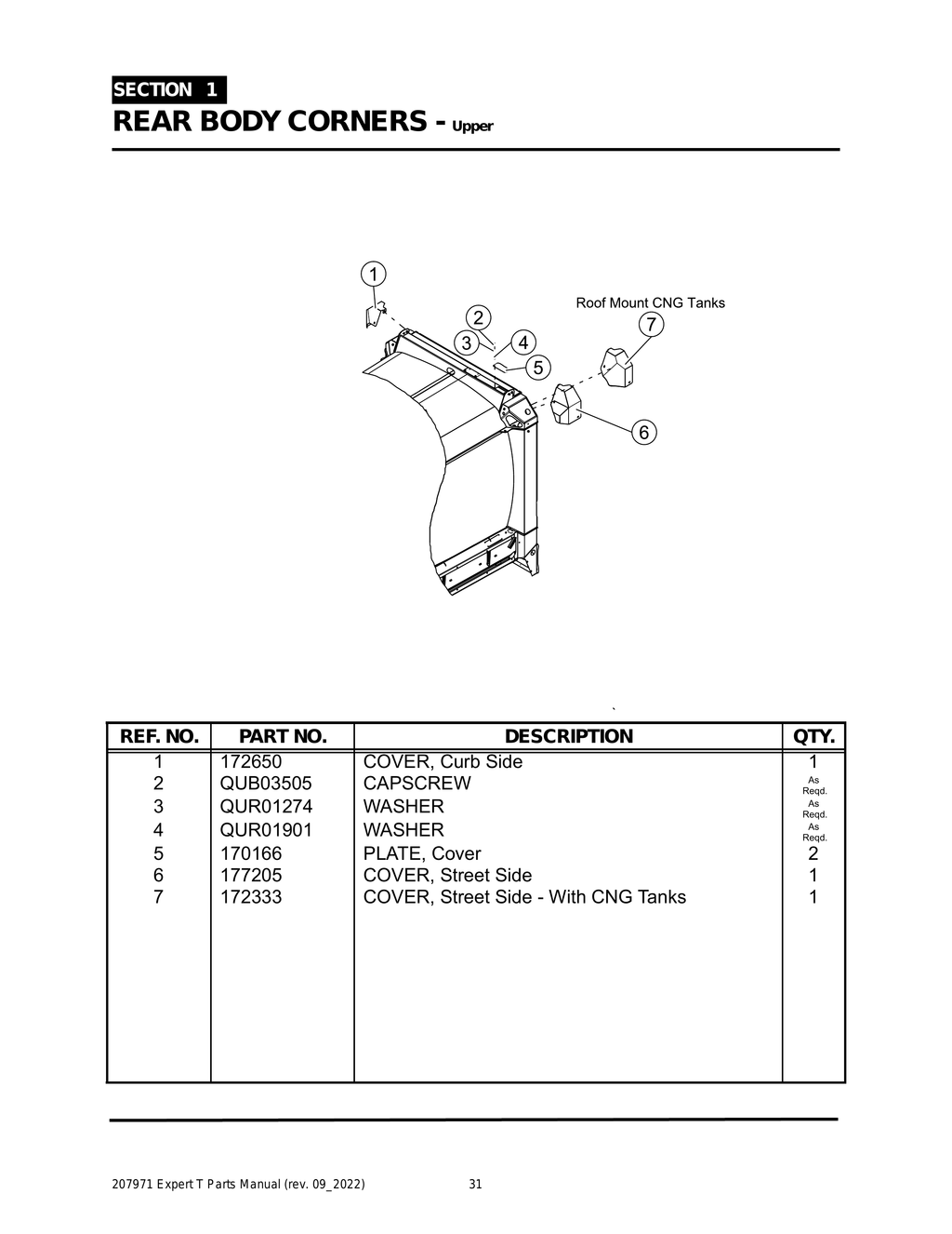 EXPERT - PG 031 - Section 1 - REAR BODY CORNERS - Upper