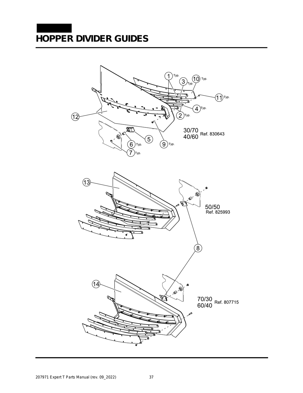 EXPERT - PG 037 - Section 1 - HOPPER DIVIDER GUIDES