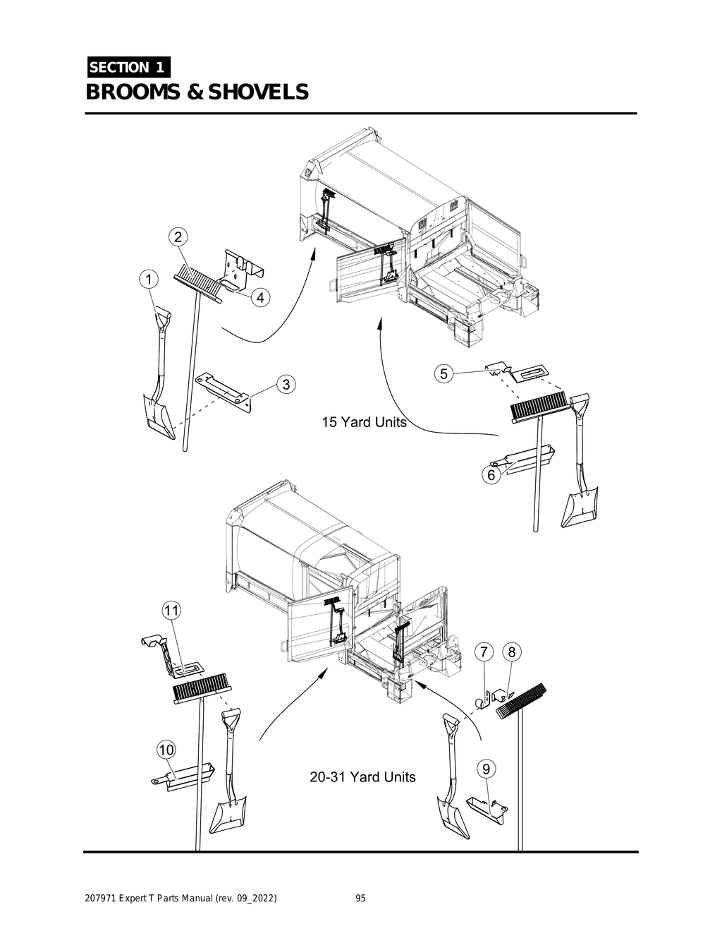 EXPERT - PG 095 - Section 1 - BROOMS & SHOVELS