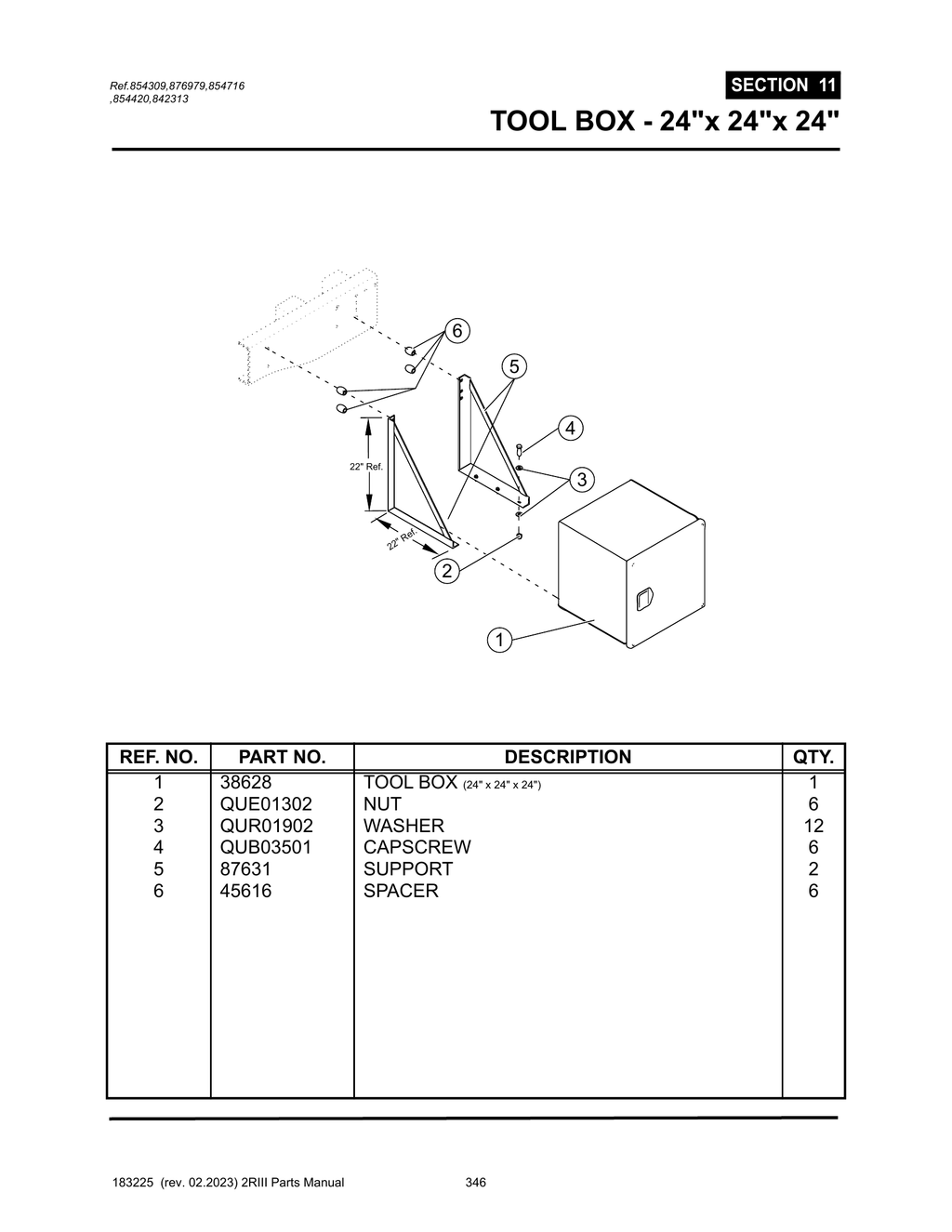 2R-III - PG 346 - SECTION 11 - TOOL BOX - 24