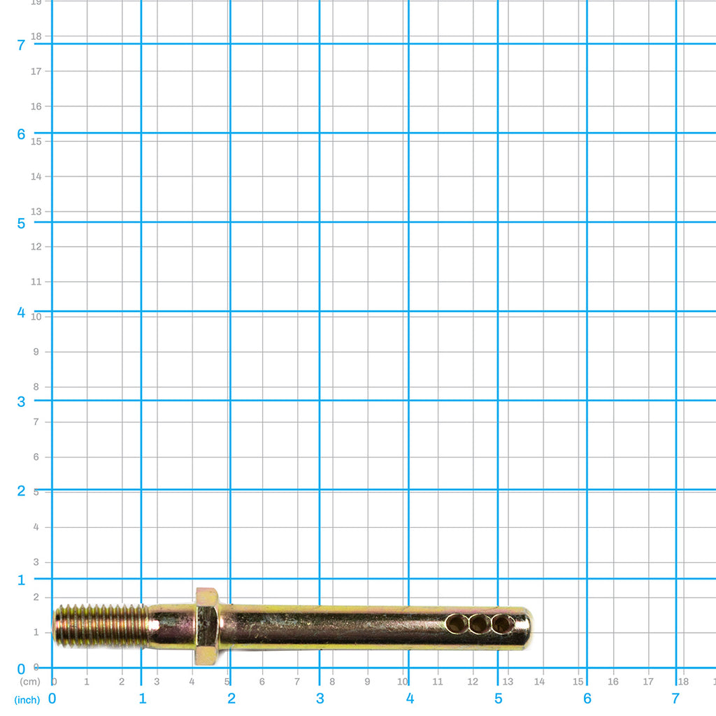 Hinge Pin, Labrie part 82519, shown on a measuring grid