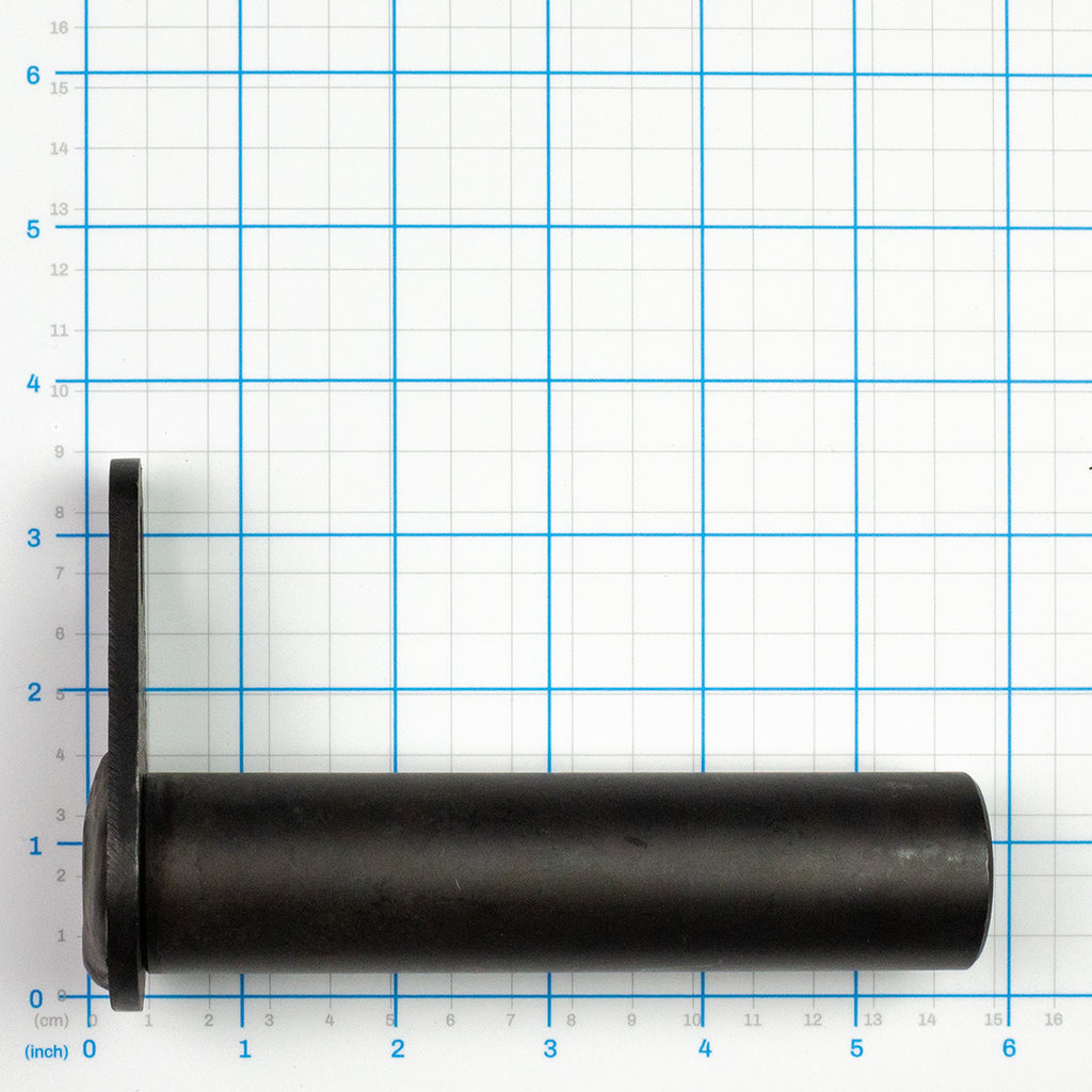 Extension Pin, Labrie part 201186, shown on a measuring grid