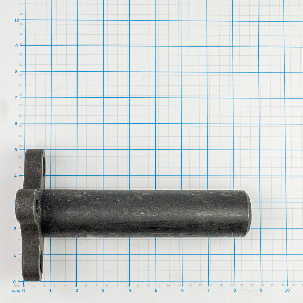 Packer Cylinder Rod End Pin, Labrie part 60754, shown on a measuring grid