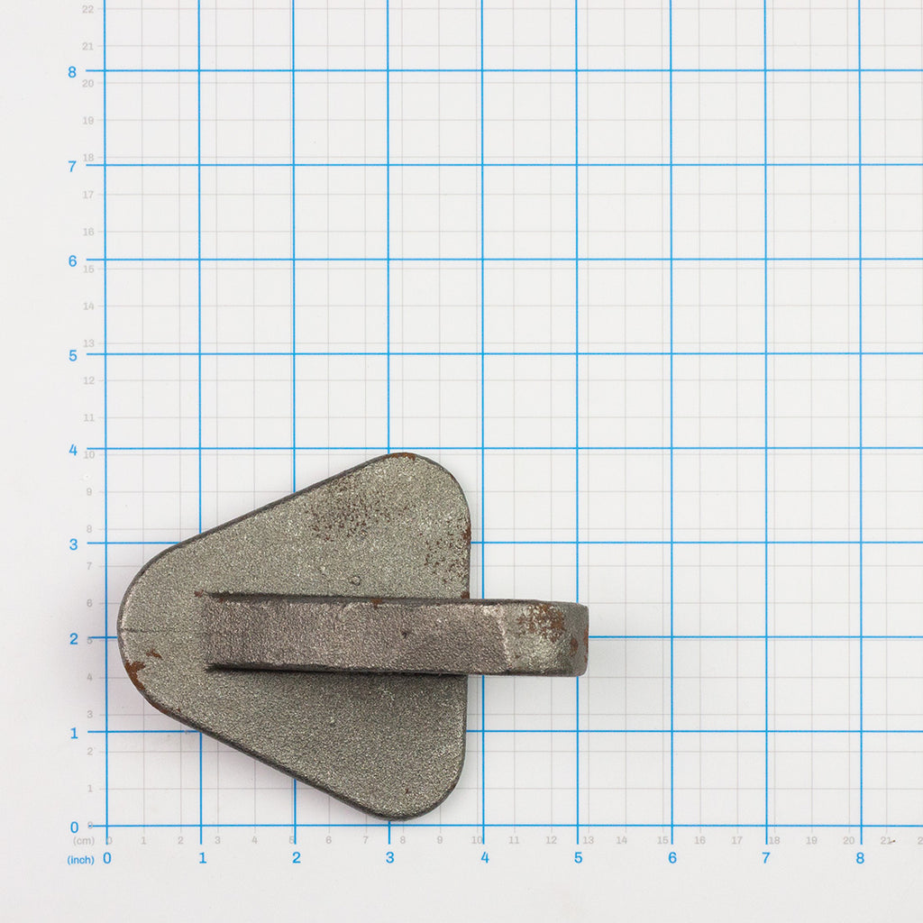 Body Hinge, Labrie part 69877, shown on a measuring grid