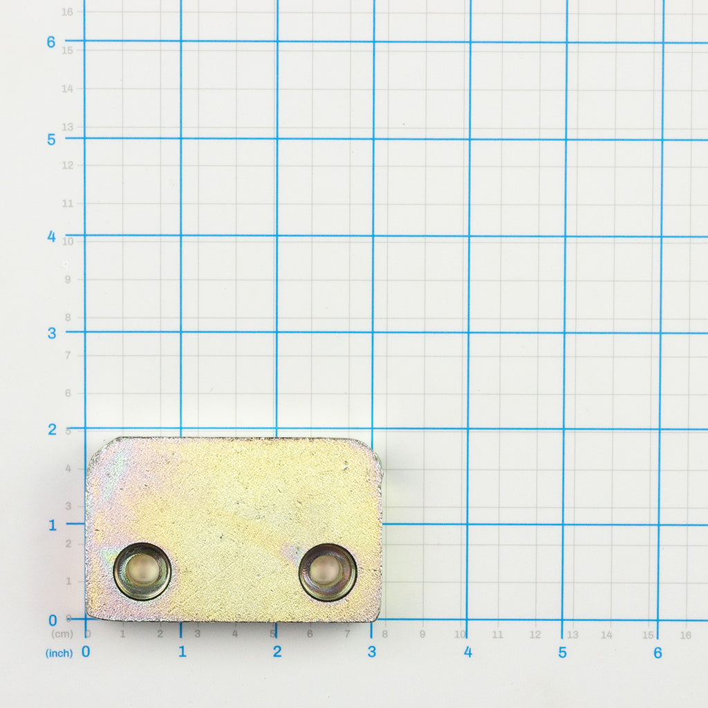 Stopper, Labrie part 84805, shown on a measuring grid