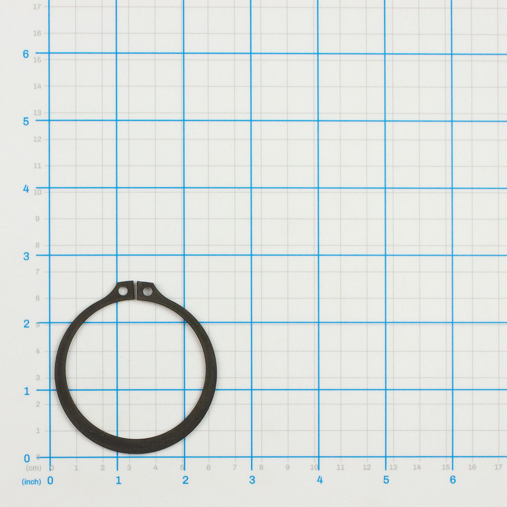 Retainer Ring, Labrie part BCB10035, shown on a measuring grid