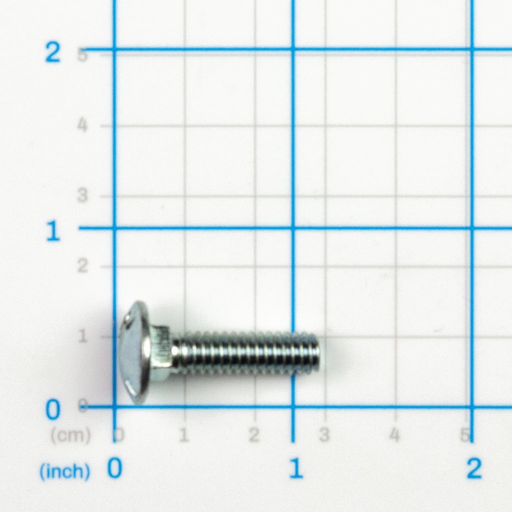 Carriage Bolt, 0.250" NC x 1.00", Labrie part QUB11870, view 3