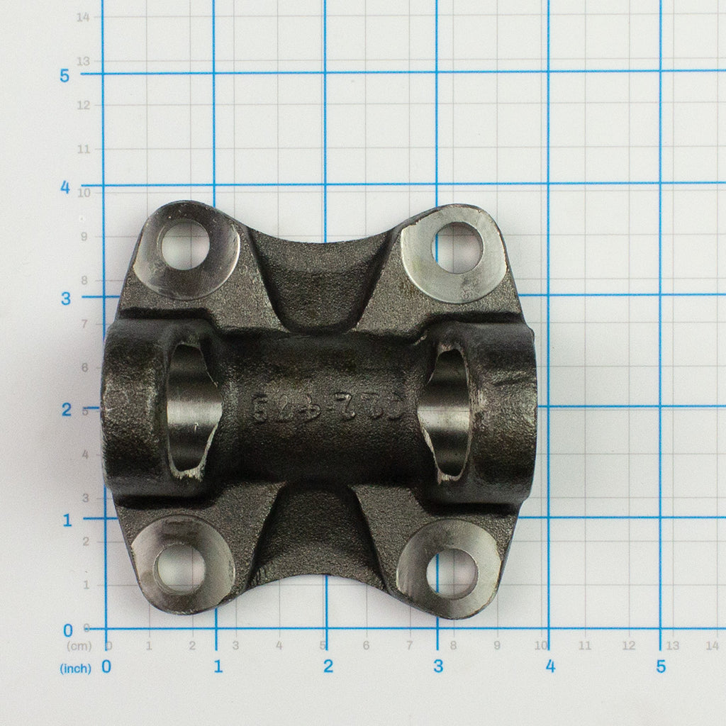 Yoke with Flange, Labrie part QUY00200, shown on a measuring grid