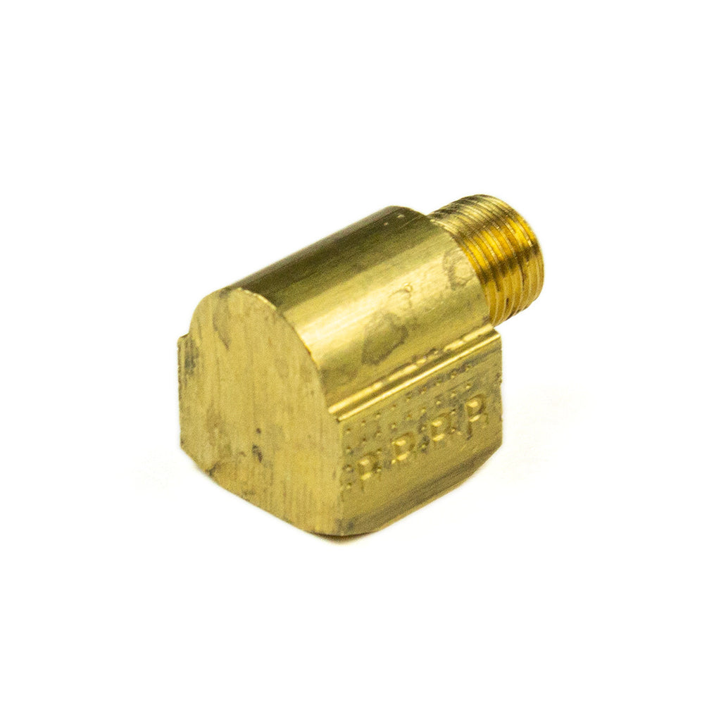 90° Elbow, 1/4" NPT Female x 1/8" NPT, Labrie part PNF09600, view 3
