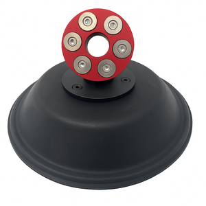 Armour Guard - Magnetic Splash Guard for Hydro Excavation (Red Anodized)