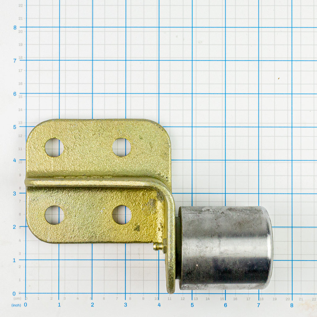 Roller Assembly (Curbside), Labrie part 60778, shown on a measuring grid
