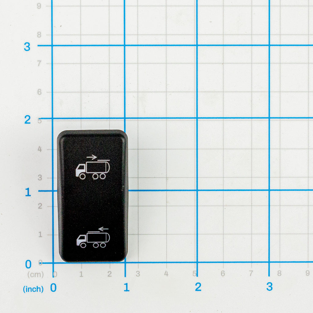 Top Door Rocker Cover, Labrie part ELB05048, shown on a measuring grid