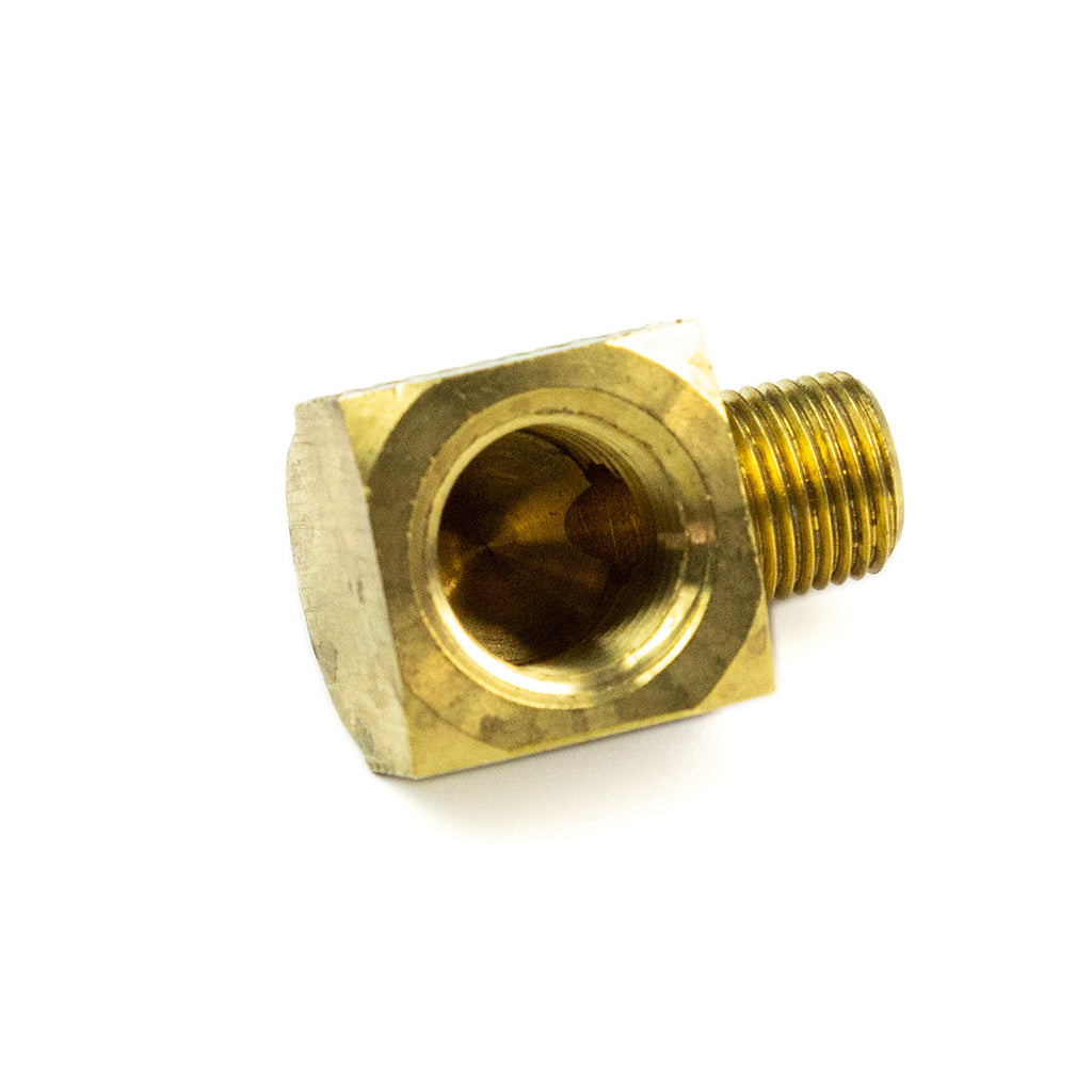 90° Elbow, 1/4" NPT Female x 1/8" NPT, Labrie part PNF09600, view 4