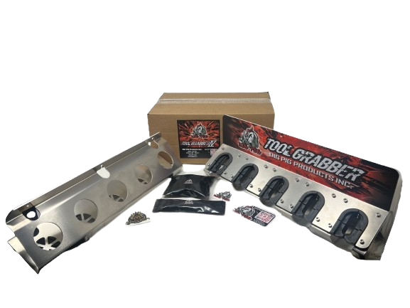 Dig Pig Tool Grabber V, 5 pockets, no color non-anodized