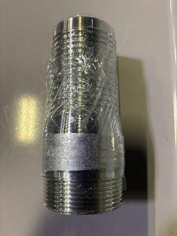NIPPLE HOSE 2-1/2 NPTM X 2-1/2 PLTD (663-0009)