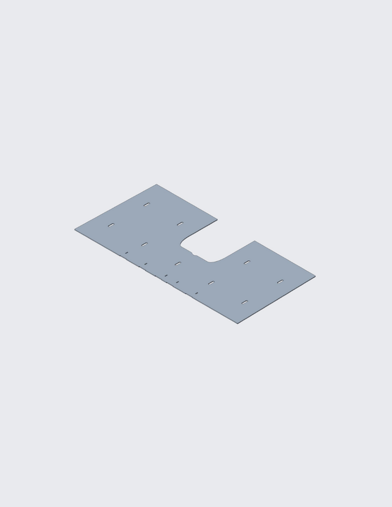 Body Ramp, Hardox 500, 1/4" Thick, Labrie part 98423