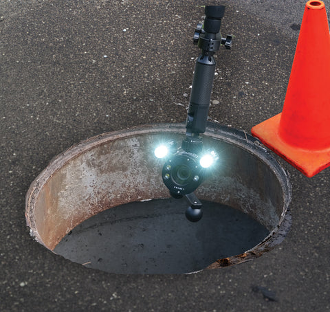CUESrecon pole camera for manhole inspection