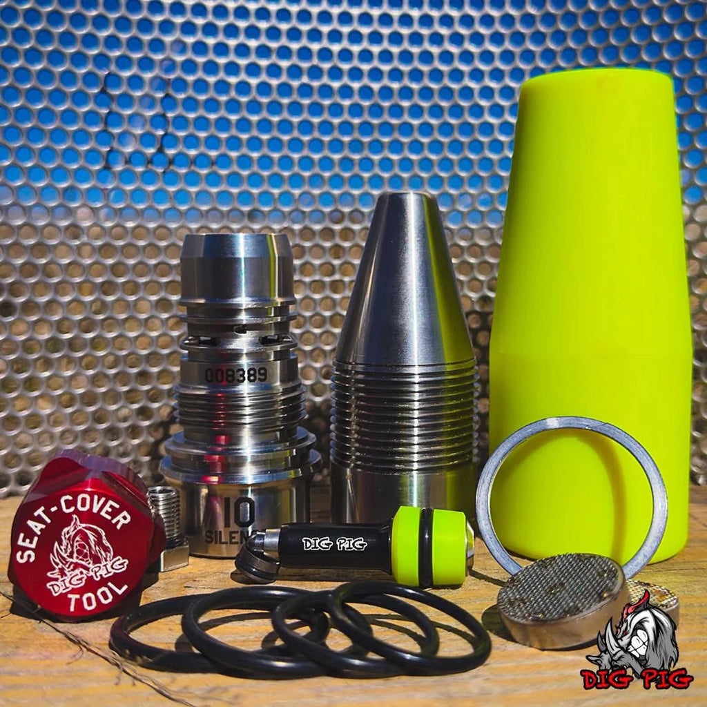 Silencer Nozzle - Heavy Duty Hydro Excavation Turbo Nozzle (4300 PSI)