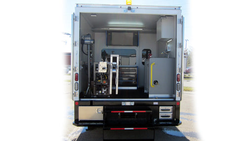 CUES Evolution Series III inspection truck interior