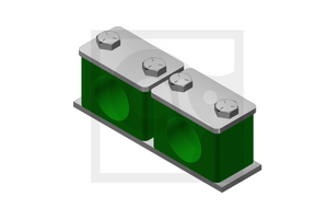 DOUBLE TUBE CLAMP (GAPH1191)