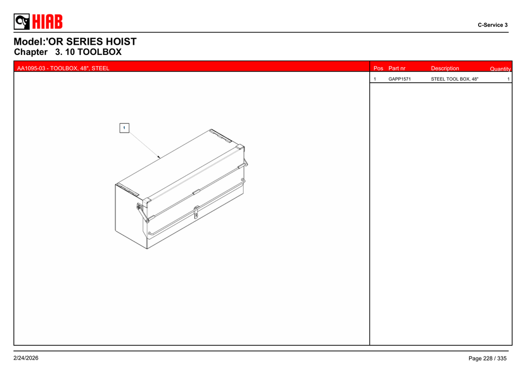 AA1095-03 - TOOLBOX, 48