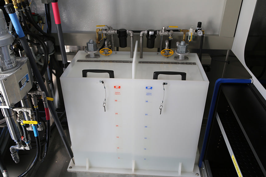 CUES grout truck equipment
