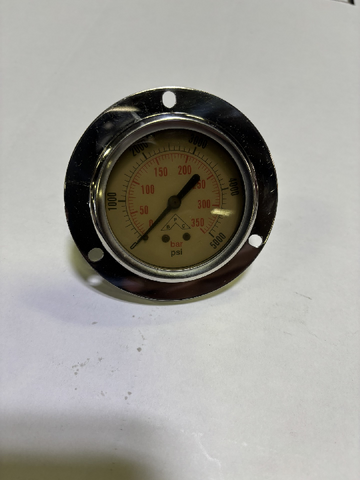 PRESSURE GAUGE, PANEL FLANGE 0-5000 PSI (HPGP5)