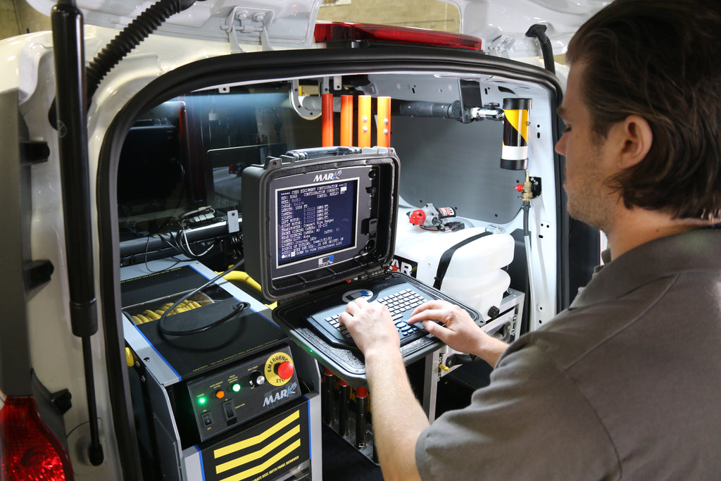CUES MARK 3 reel in service vehicle