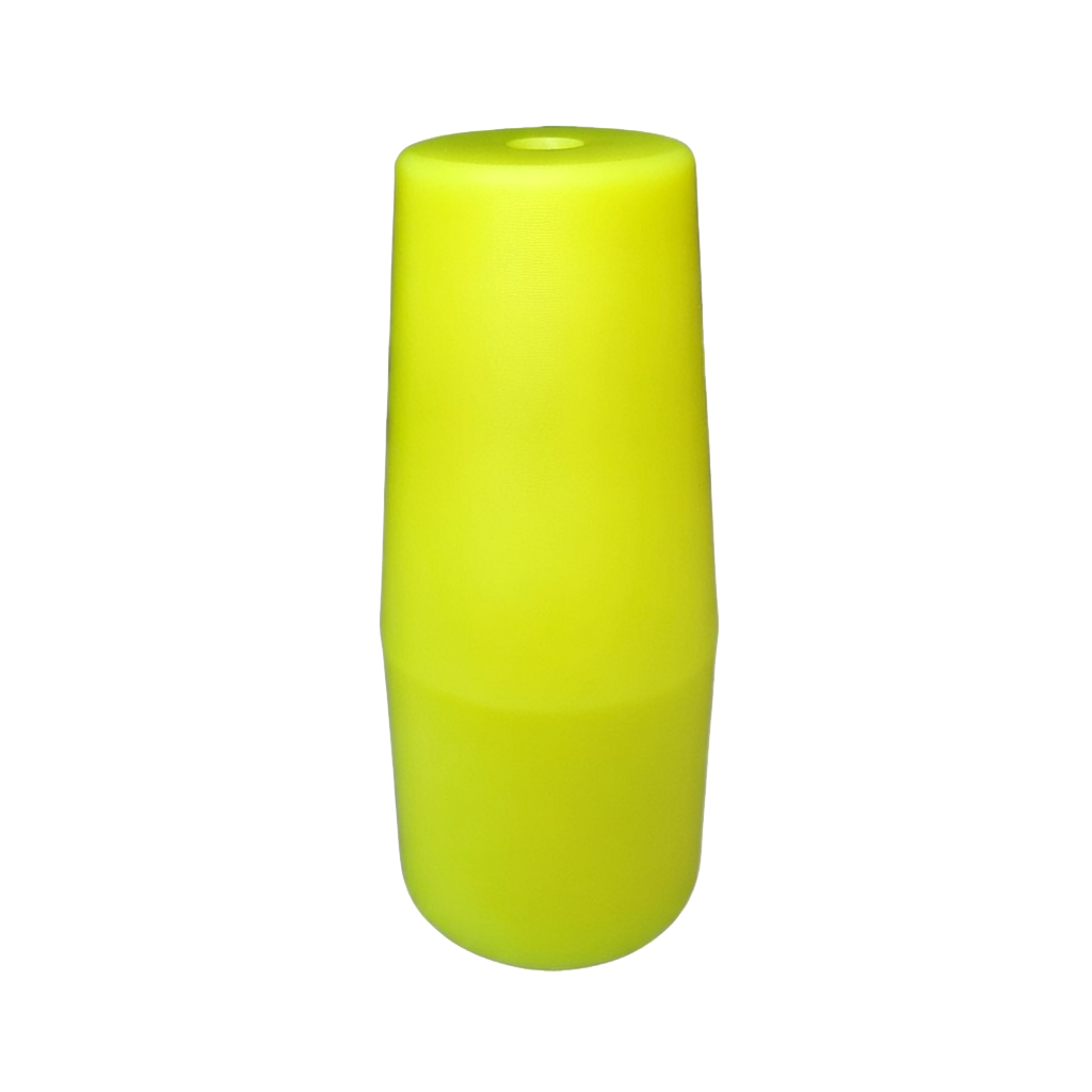 Dig Pig Silencer standard replacement cover, Hi-Vis yellow cone tapered