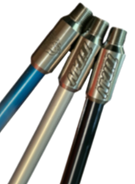 Titan Light Weight 4 Feet Specialty Colors - Black & Blue Anodized Aluminum Lance