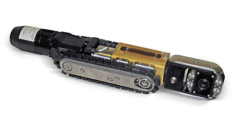 CUES tracked sewer inspection transporter with camera