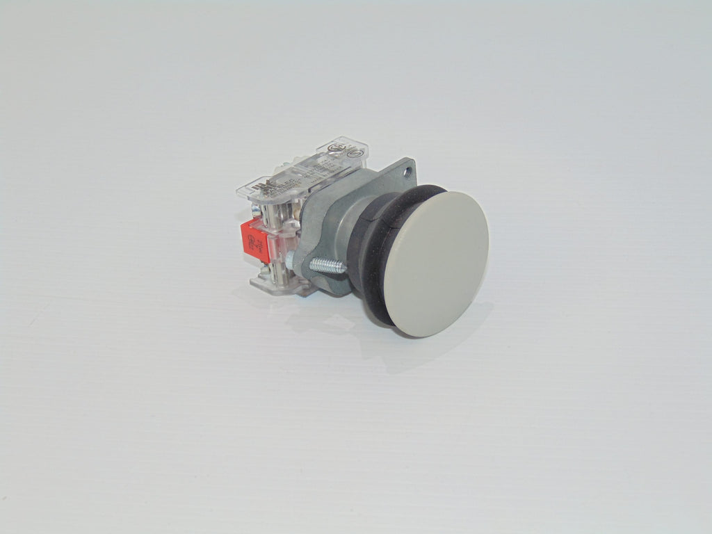 Push Button Switch, Pale Gray, 40mm, Labrie part ELB02270